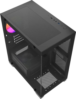 ������ Accord ACC-350-02B ������ ��� �� mATX 1x120mm 1xUSB2.0 1xUSB3.0 1xUSB3.1 audio