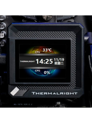 ������� ���������� ��� ���������� Thermalright Frozen Warframe SE 360 ARGB V2 (360mm, LED temp., Black, ARGB/ Fans: 3x120mm, 68.9CFM, 28.2dBA, 2000RPM/ Pump height 59mm, Rad thickness 27mm/ S: 1851, 1700, 1200, 115X, AM5, AM4)