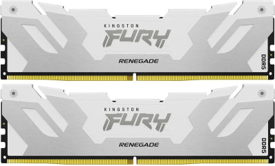  / Kingston 32GB 6400MT/s DDR5 CL32 DIMM (Kit of 2) FURY Renegade White XMP (KF564C32RWK2-32)
