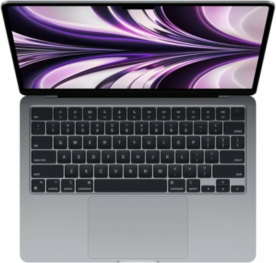 Ноутбук Apple MacBook Air A2681, 13.6" (2560x1664) Retina IPS/Apple M2/16ГБ DDR5/256ГБ SSD/M2 8-core GPU/MacOS, серый космос (Z15S0059E)