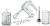 Миксер ручной Bosch MFQ4080 500Вт белый Миксер ручной Bosch MFQ4080 500Вт белый