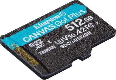 ���� ����� microSDXC 512GB Kingston SDCG4/512GBSP Canvas Go! Plus V30 A2 w/o adapter