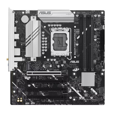 ����������� ����� ASUS B860M MAX GAMING AX, Socket LGA 1851, Intel B860, mATX, Ret