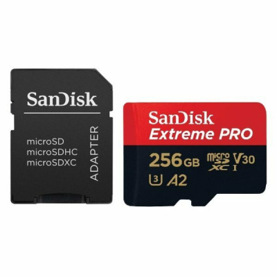 ����� ������ micro SDXC 256Gb Sandisk Extreme Pro UHS-I U3 V30 A2 + ADP (200/140 MB/s)