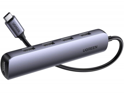 ������� UGREEN CM417 (20197) USB-C to 4*USB 3.0+HDMI Adapter.  ����: �����