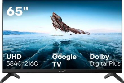 ��������� LED Vitek 65" VT-65UBS410 Google TV Frameless ������/������ 4K 