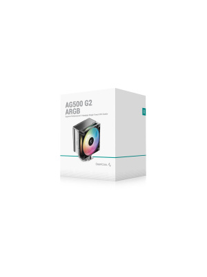 ����� DEEPCOOL AG500 G2 ARGB LGA1851/1700/AM5/AM4 (TDP 250W, PWM, ARGB Fan 120mm, 5 ����.������, ������) RET