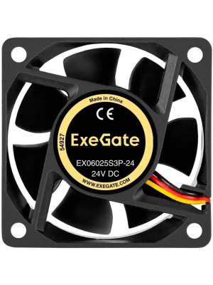 ���������� ExeGate EX06025S3P-24 (60x60x25 ��, Sleeve bearing (��������� ����������), 3pin, 5000RMP, 34,5dBA) 24� DC EX297077RUS 