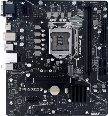   Biostar H510MH 2.0 Socket 1200, Intel H510, 2xDDR4, PCI-E 4.0, 2xUSB 3.2 Gen1, VGA, HDMI, mATX