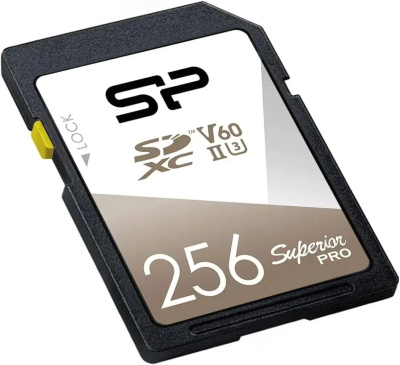 ���� ����� SDXC 256GB Silicon Power SP256GBSDXJV6V10 Superior w/o adapter