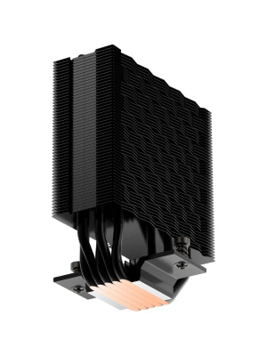 ����� PCCooler RT500 BK (240W, 4-pin PWM, LED temp., 152mm, Al/Cu, 5x6mm, 1x120mm, 73.32CFM, 34.9dBA, 2200RPM, S: 1851/1700/1200/115X, AM5/AM4, black)