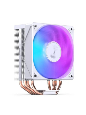 ����� JONSBO CR-1000E White LGA1700/1200/115X (TDP 210W, PWM, 120mm Dynamic Multi-Color LED Fan, 4 �������� ������, �����, 4-pin) Retail