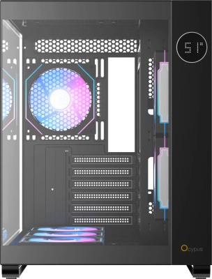 ������ Case Ocypus Iota C70 BK ARGB ATX win  black  6 ARGB fans  no PSU 