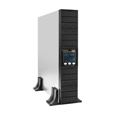 ��� On-line ExeGate PowerExpert ULS-1000.LCD.AVR.1SH.2C13.USB.RS232.SNMP.2U  1000VA/1000W, On-Line, PF=1, LCD, 1�Schuko+2�C13 , RS232, USB, SNMP-slot, Rackmount 2U/Tower, ������������� (EX293048RUS)