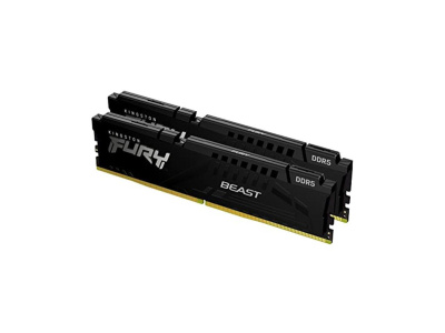   32Gb Kingston FURY Beast Black, DDR5, DIMM, PC44800, 5600Mhz,CL36 EXPO (Kit of 2) (KF556C36BBEK2-32) (retail)