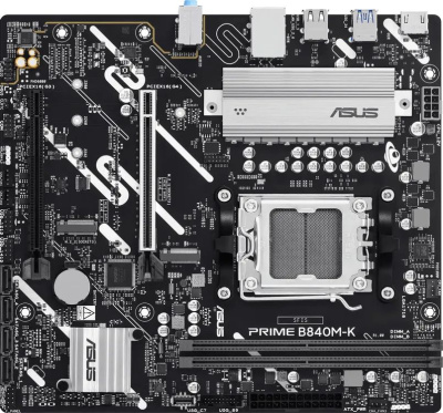 ����������� ����� ASUS PRIME B840M-K, Socket AM5, AMD B840, mATX, Ret
