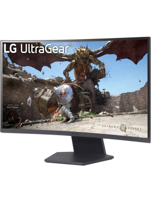 ������� LG 27GS60QC-B 27" Black (VA, ���������, 2560x1440, 180Hz, 1 ms, 178�/178�, 300 cd/m, 3000:1, +2�HDMI 2.0, +DisplayPort 1.4)
