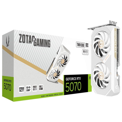 ���������� Zotac NVIDIA GeForce RTX 5070 Twin Edge White OC 12Gb (ZT-B50700Q-10P)