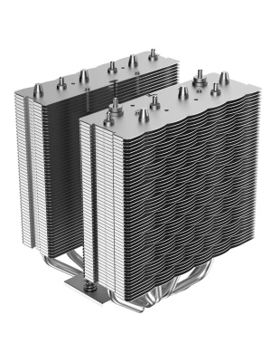 ����� Ocypus Delta A62 EXS WH, 120mm FAN, FULL-COVER SHROUD, 6 HEAT PIPES, 4-PIN PWM, 600-1800 RPM, 31DBA, HYDRO BEARING, LGA115X/1200/1700/1851, AM4/AM5