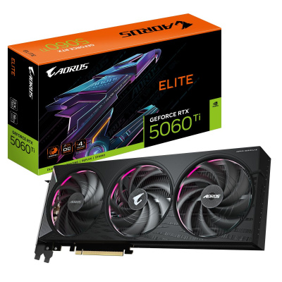  Gigabyte NVIDIA GeForce RTX 5060 Ti AORUS ELITE 16GB GDDR7 GV-N506TAORUS E-16GD