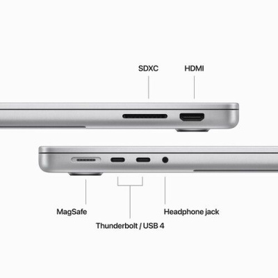 ������� Apple MacBook Pro 14 2023, 14.2" (3024x1964) Retina XDR 120��/Apple M3/8�� LPDDR5/512�� SSD/M3 10-core GPU/MacOS/���� ������� EU, ����������� (MR7J3ZP/A)