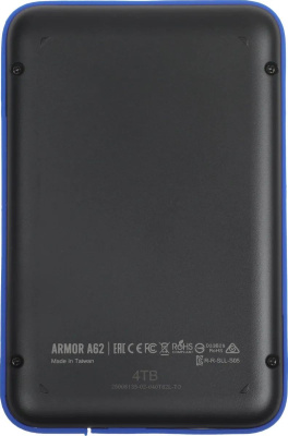 ������� ���� Silicon Power USB 3.2 Gen 1 4TB SP040TBPHD62LS3B Armor A62 2.5" ������