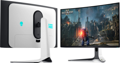 ������� Dell 31.6" Alienware AW3225QF 1700R, QD OLED, UHD, 0,03ms, 240Hz, �������/������