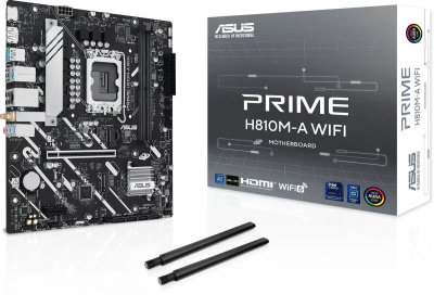  Asus PRIME H810M-A WIFI, Socket-1851, Intel H810, mATX, Ret 90MB1KJ0-M0EAY0 