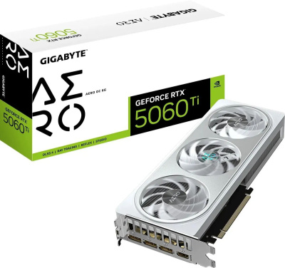  Gigabyte NVIDIA GeForce RTX 5060 TI 8Gb 256bit GDDR7 GV-N506TAERO OC-8GD 1.0 Ret