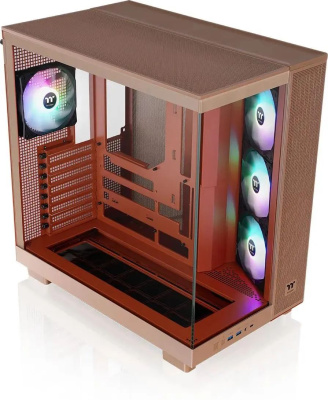  Thermaltake View 380 XL TG ARGB Gravel Sand    E-ATX 2x120mm 2xUSB3.0 audio bott PSU