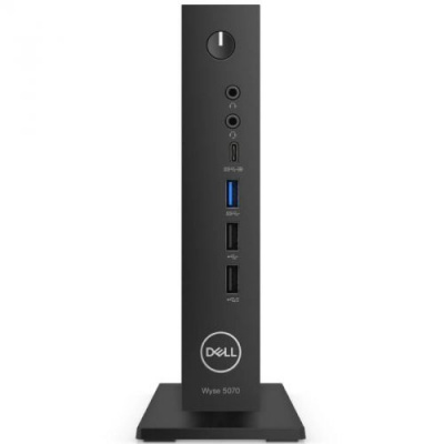   Dell Wyse 5070 thin client- Intel Celeron Processor J4105, 16G eMMC, CAC, 4GB RAM, Smart Card, Vertical Stand, mouse, ThinOS, 3Y ProSupport NBD (210-ANVB/001)