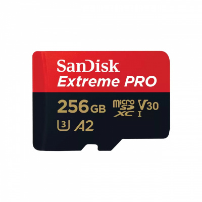   micro SDXC 256Gb Sandisk Extreme Pro UHS-I U3 V30 A2 + ADP (200/140 MB/s)