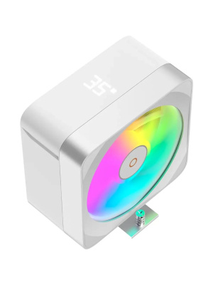 ����� ��� ���������� Ocypus Delta A40 EX WH Digital (200W, 4-pin PWM, LED temp., 157mm, Al/Cu, 4x6mm, ARGB, 1x120mm, 60CFM, 31dBA, 1600RPM, S:1851/1700/1200/115X, AM5/AM4, white)