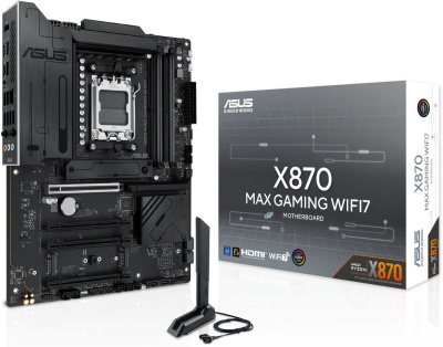   ASUS X870 Max Gaming WiFi7 AMD X870, AM5, ATX, Ret 90MB1LY0-M0EAY0