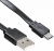 Buro USB 2.0 A (M) - Micro USB B (M), 1 (BHP MICROUSB 1M FLAT) Black