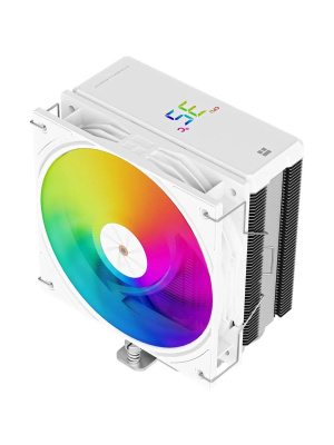 ����� ��� ���������� Thermalright Assassin X 120 R Digital ARGB White (4-pin PWM, 151mm, Al/Cu, 4x6mm, ARGB, 1x120mm, 70.84CFM, 29.8dBA, 2000RPM, S: 1851/1700/1200/115X, AM5/AM4, white)