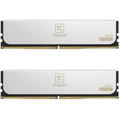 ����������� ������ TEAM GROUP DDR5 TEAMGROUP T-Create Expert 32GB (2x16GB) 6400MHz CL32 (32-39-39-84) 1.35V White (CTCWD532G6400HC32ADC0)