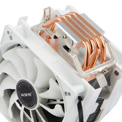 ����� ��� ���������� ALSEYE S120D-W Universal, TDP 135W, 2x120FAN, 4 heat pipe, WHITE, PWM, RTL