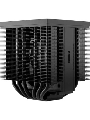 ����� ��� ���������� PCCooler RZ620M X BK (210W, 4-pin PWM, 118.5mm, Al/Cu, 6x6mm, 1x100mm, 54.2CFM, 32.5dBA, 3000RPM, S: 1851/1700/1200/115X, AM5/AM4, black)