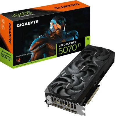  Gigabyte NVIDIA GeForce RTX 5070 Ti Windforce SFF 16Gb (GV-N507TWF3-16GD 1.0) Ret