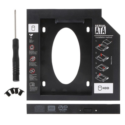 ����� ORIENT UHD-2SC9PL ��� 2.5" SATA HDD ��� ��������� � SATA ����� ����������� ������� �������� 9.5 ��, ������� (30842)