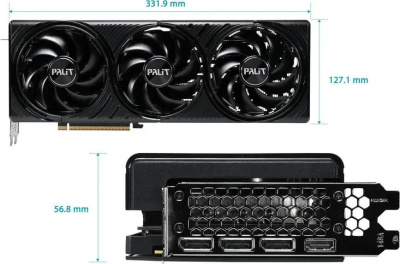 ���������� Palit NVIDIA GeForce RTX 5080 16Gb Infinity 3 PA-RTX5080, GDDR7, Ret (NE75080019T2-GB2035S)