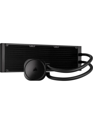 ������� ����������� ���������� Corsair NAUTILUS 360 (360mm, Black, Fans: 3x120mm, 72.8CFM, 36dBA, 1700RPM/ S: 1851, 1700, AM5, AM4)
