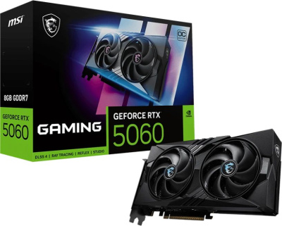 MSI NVIDIA GeForce RTX 5060 OC 8Gb Gaming (RTX 5060 8G GAMING OC) Ret