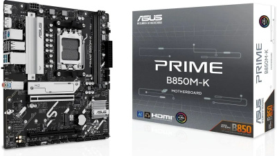 ����������� ����� ASUS PRIME B850M-K, SocketAM5, AMD B850, mATX, Ret 90MB1LV0-M0EAY0