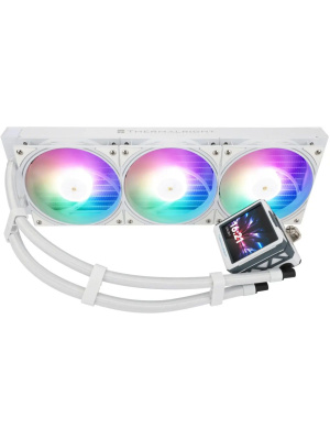 ��� Thermalright Frozen Warframe 360 Ultra White Argb (360mm, White, ARGB/ Fans: 3x120mm, 70.84CFM, 29.8dBA, 2000RPM/ Pump height 60mm, 23dBA, 3000RPM, Rad thickness 27mm/ S: 1200, 1700, 1851, 2011, 2066, 115X, AM5, AM4)