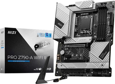����������� ����� MSI PRO Z790-A WIFI II, Socket LGA 1700, Intel Z790, ATX, Ret