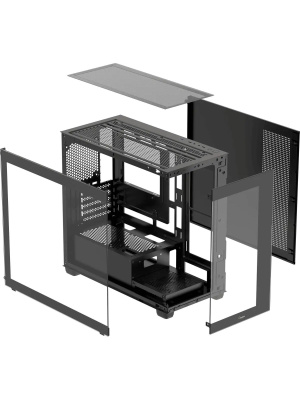 ������ Ocypus Gamma C52 BK, MATX, USB3.0*1+USB2.0*2