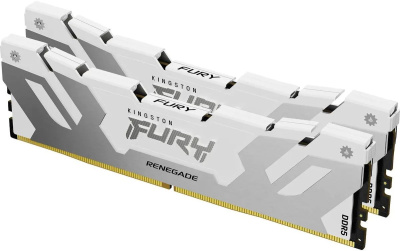  / Kingston 32GB 6400MT/s DDR5 CL32 DIMM (Kit of 2) FURY Renegade White XMP (KF564C32RWK2-32)