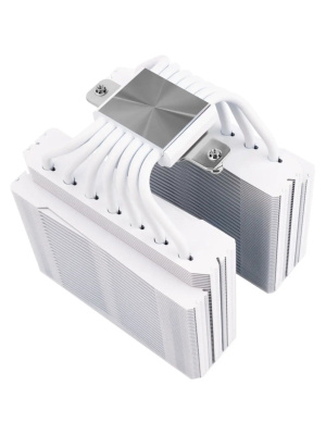 ����� ��� ���������� Thermalright Frost Tower 140 (4-pin PWM, 158mm, Al/Cu, 7x6mm, 1x120mm+1x140mm, 85.35/120CFM, 33.3/36.25dBA, 2400/1850RPM, S: 1851/1700/1200/115X/2011/2066, AM5/AM4, white)